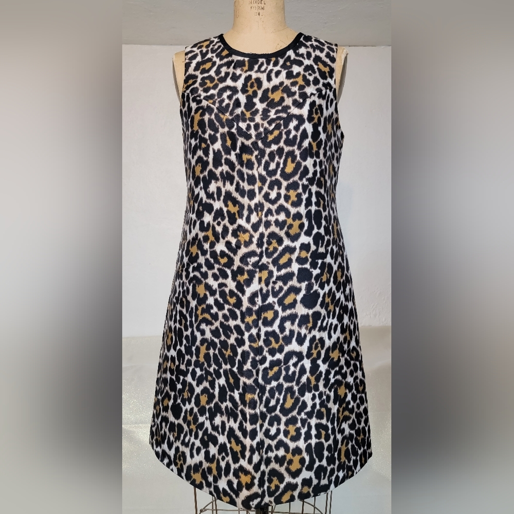 J Crew Animal Print Dress